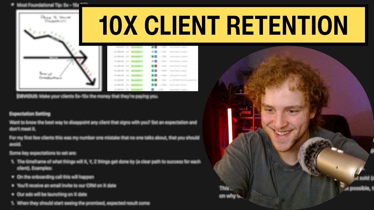 The only SMMA client retention training you&rsquo;ll need in 2024 (copy my system)