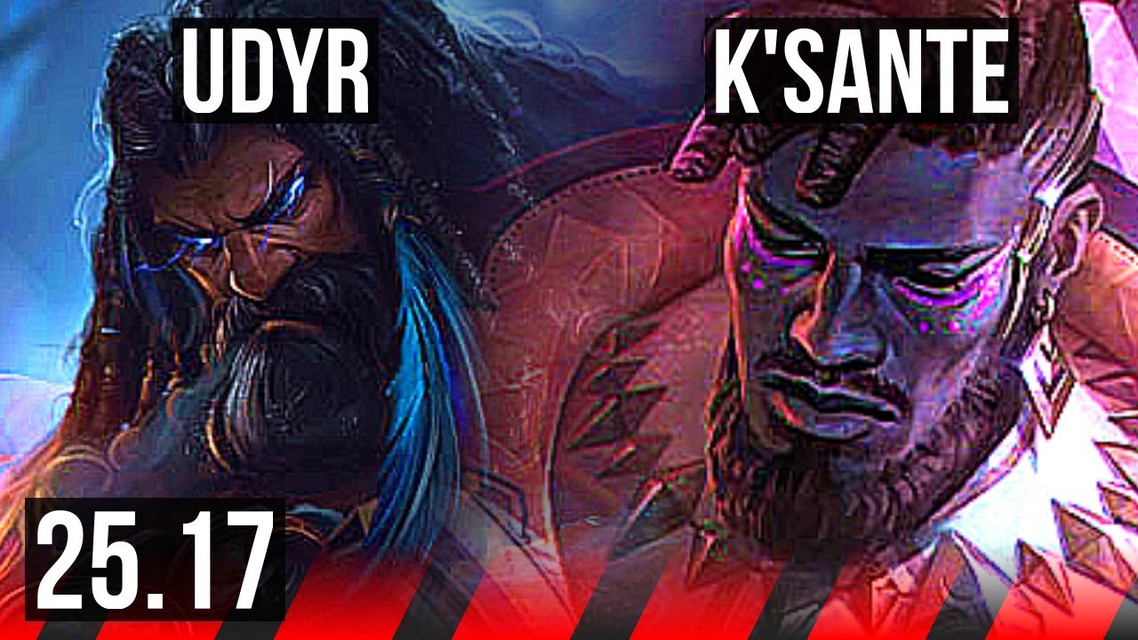 UDYR vs K'SANTE (TOP) | 5/0/5 | KR Diamond | 25.17