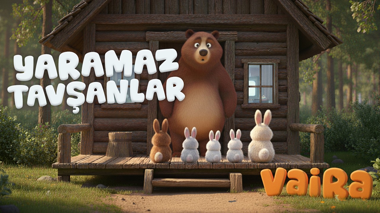 Yaramaz Tavşanlar 🐰🐻🐰 Çocuk Şarkısı 🎶 vaira