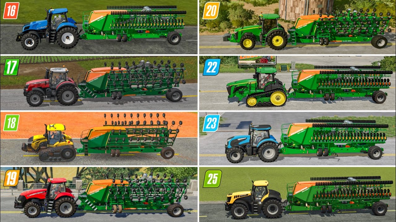 Fs16 Vs Fs17 Vs Fs18 Vs Fs19 Vs Fs20 Vs Fs22 Vs Fs23 Vs Fs25 | Planting Multiple Crops | Timelapse 