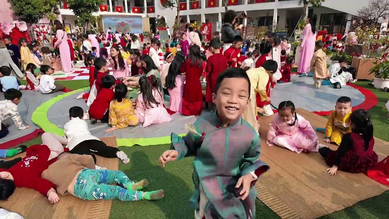 Ngày hội gói bánh chưng - A1 - Mầm non Tuổi thơ