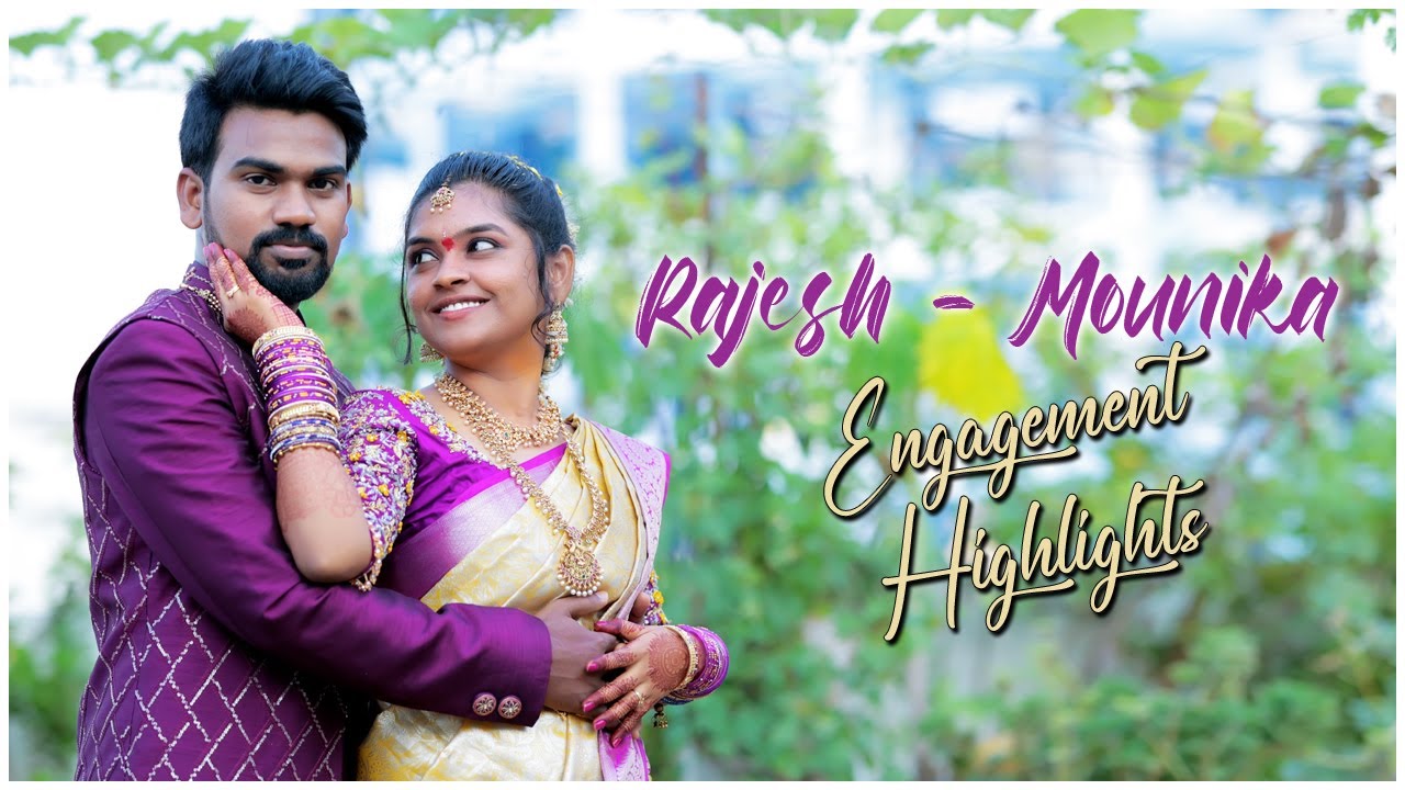 #best Rajesh + Mounika ENGAGEMANT VIDEO HIGHLIGHTS #@sumithraphotography
