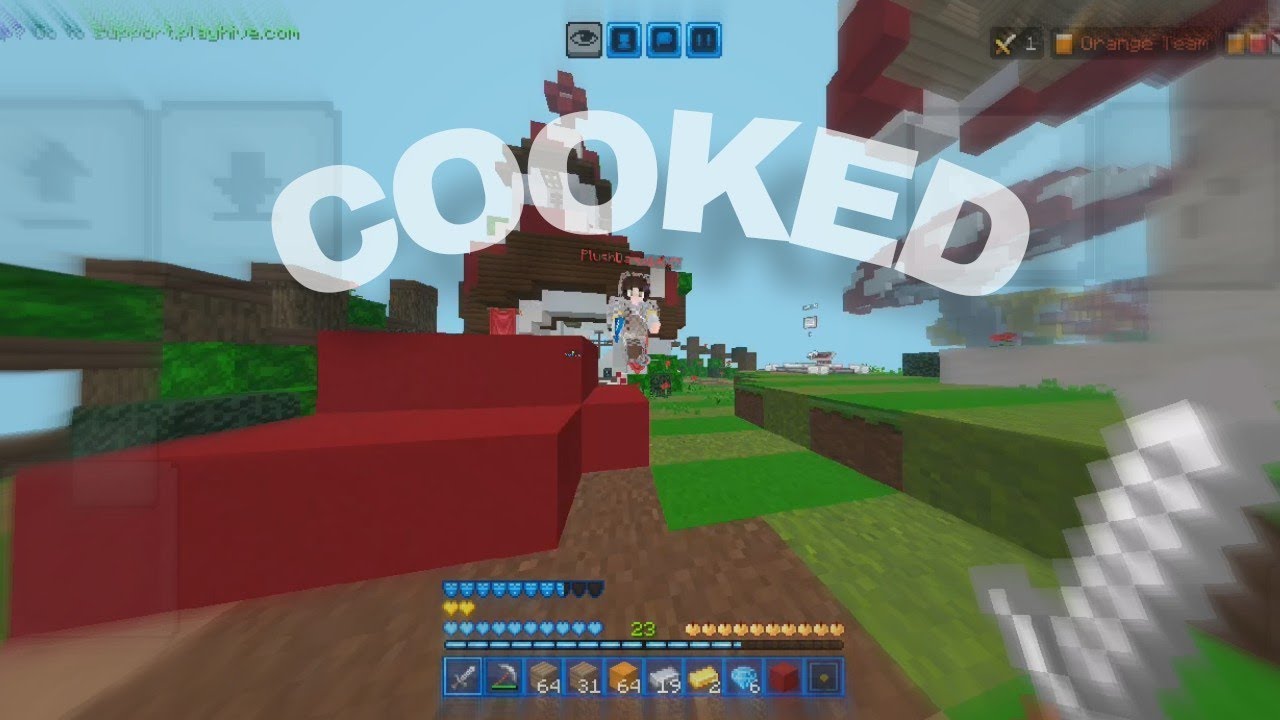 Destroying everyone bed in HIVE BEDWARS ⚡