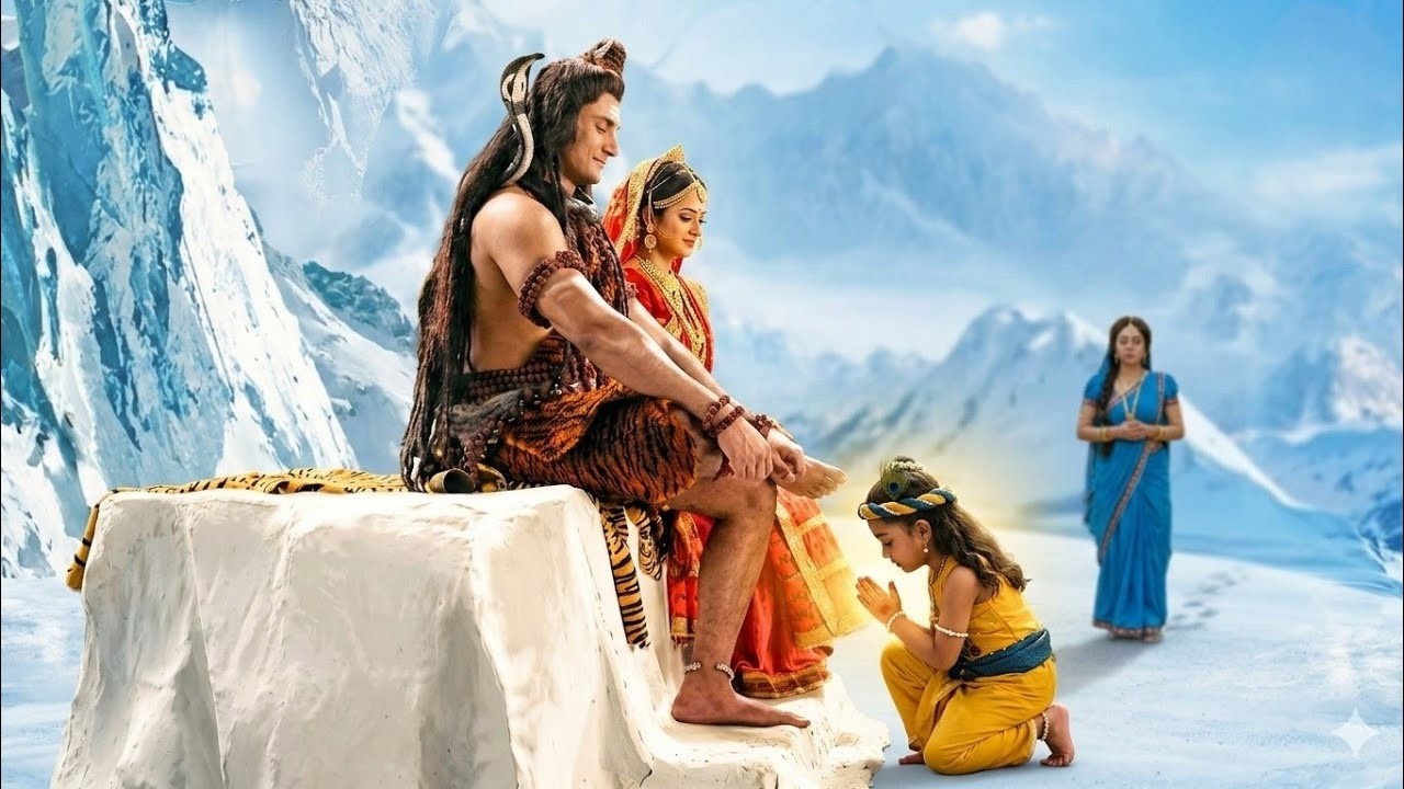 जब बाल कान्हा ने कैलाश जाकर महादेव को किया प्रणाम | यशोमती मईया के नंदलाला | Shree Krishan Leela