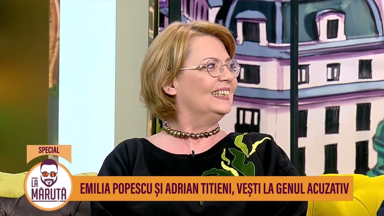 Emilia Popescu și Adrian Titieni, vești la genul acuzativ