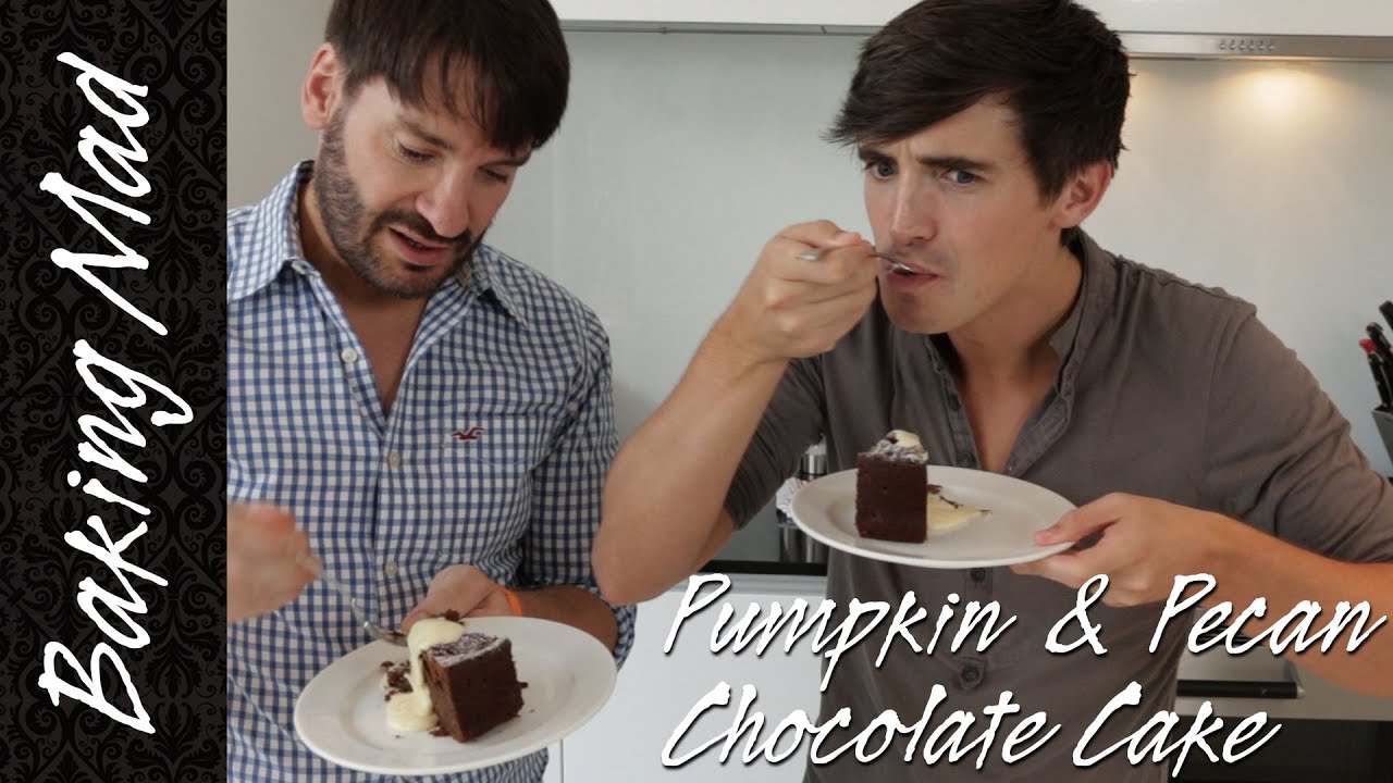 A Baking Mad special featuring Donal Skehan! A Pumpkin and Pecan Chocolate Cake!