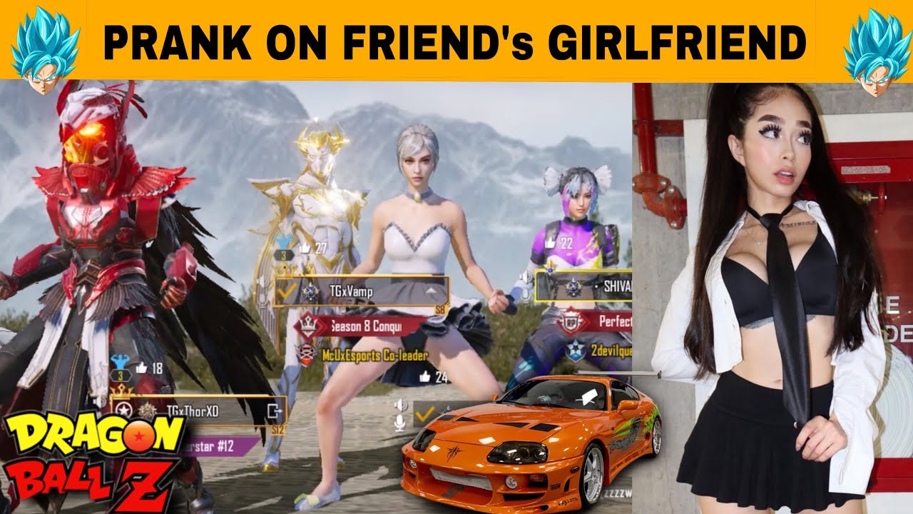 FINALLY PRANK ON FRIEND’s GF | RANDOM GIRL CHALLENGE ME FOR CHICKEN DINNER WITH 30 KILLS | #noob