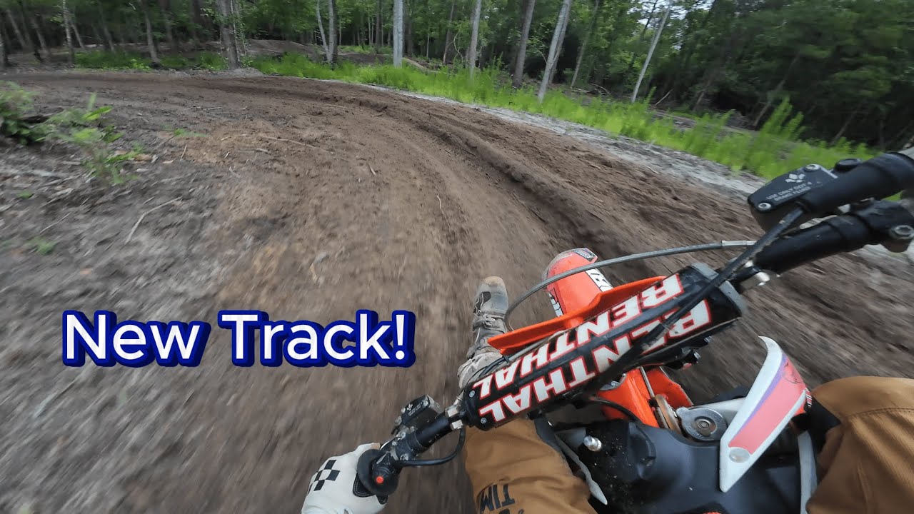 Riding my KTM 85 at Our NEW Private Motocross Track!