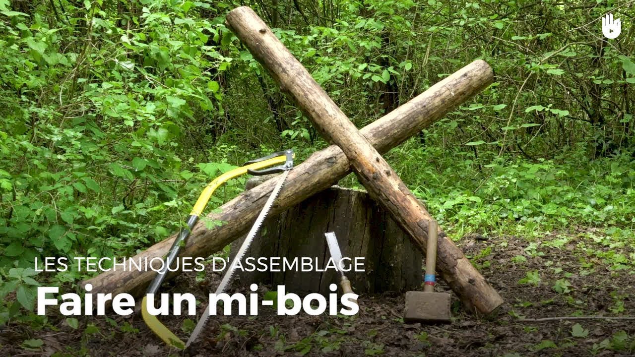 TUTO Froissartage Faire un mi-bois