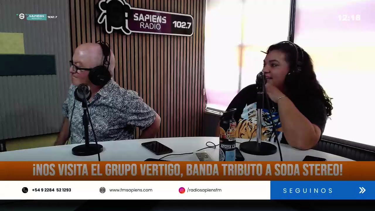 El GRUPO VÉRTIGO nos visitó y tocaron unos temas de SODA STEREO Y CERATI.