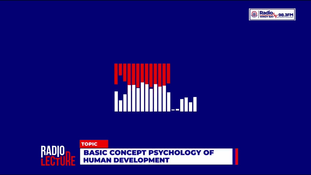 RADIO LECTURE EDC241 (PSYCHOLOGY OF HUMAN DEVELOPMENT AND LEARNING 28/01/2025
