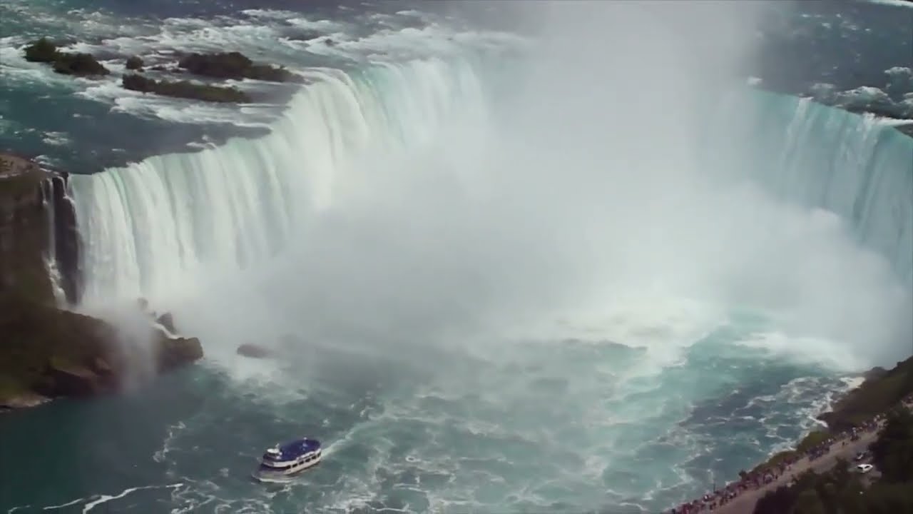 Niagara Falls Panoramic View from Skylon Tower, ON Canada