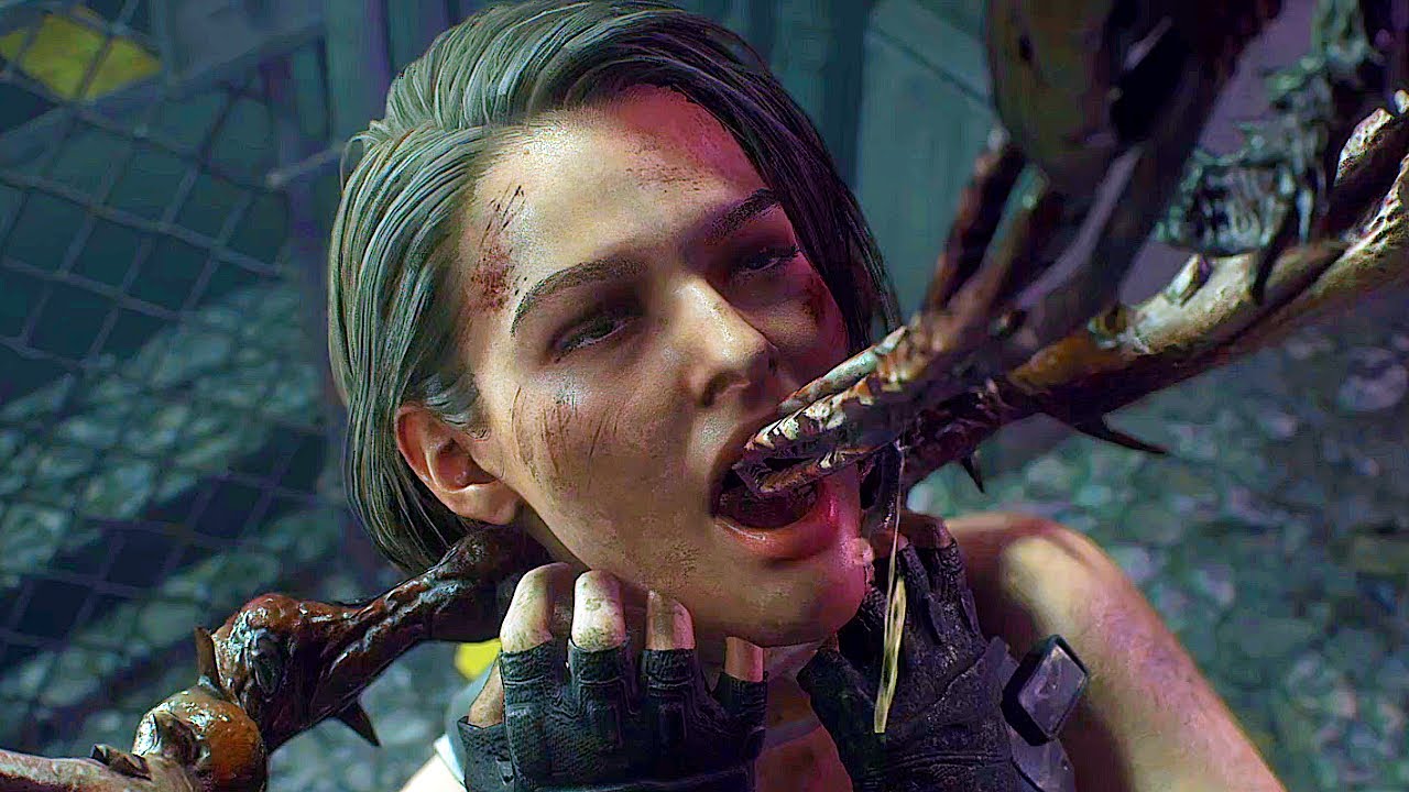 RESIDENT EVIL 3 REMAKE Spiders Scene HD