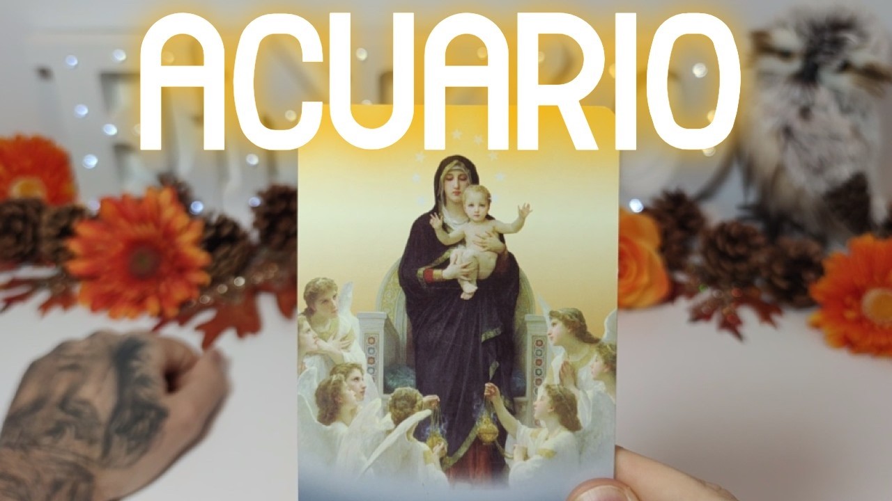 ACUARIO ♒️ TU PAPÁ QUE YA PARTIÓ 👼🏻😢 NECESITA QUE SEPAS ESTO 😭📩 HOROSCOPO #ACUARIO HOY TAROT AMOR