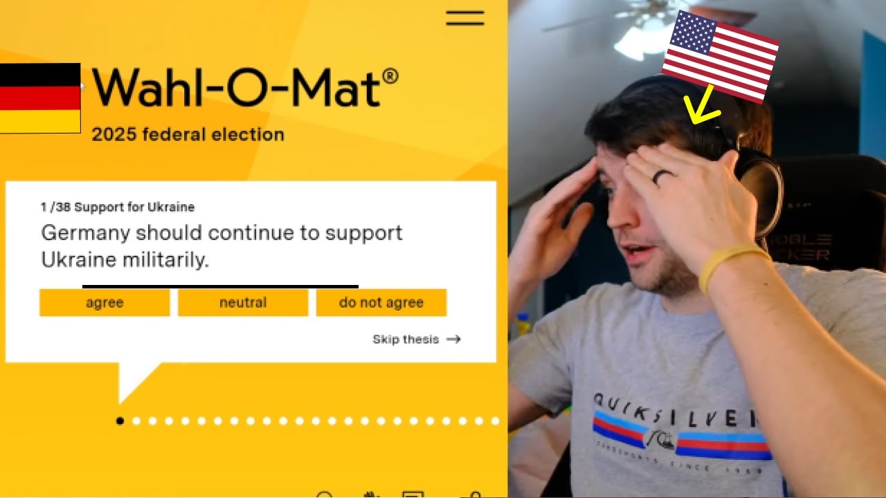 American takes the Wahl-O-Mat ; what German political party would I be??