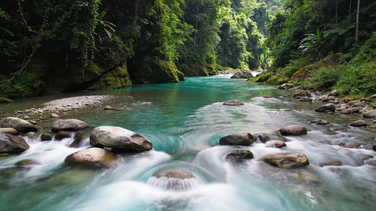 Sleep Instantly with Calming River Water
