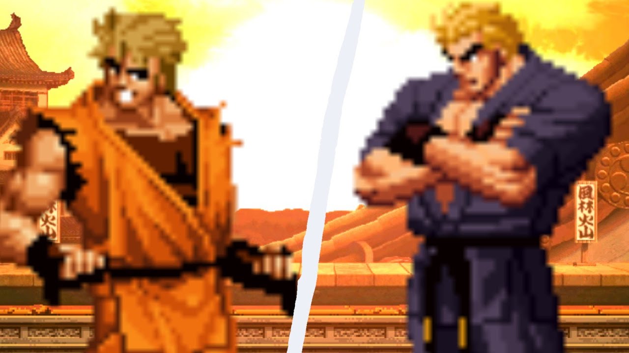 【KOF MUGEN】Ryo Sakazaki VS Mr.Karate 2nd