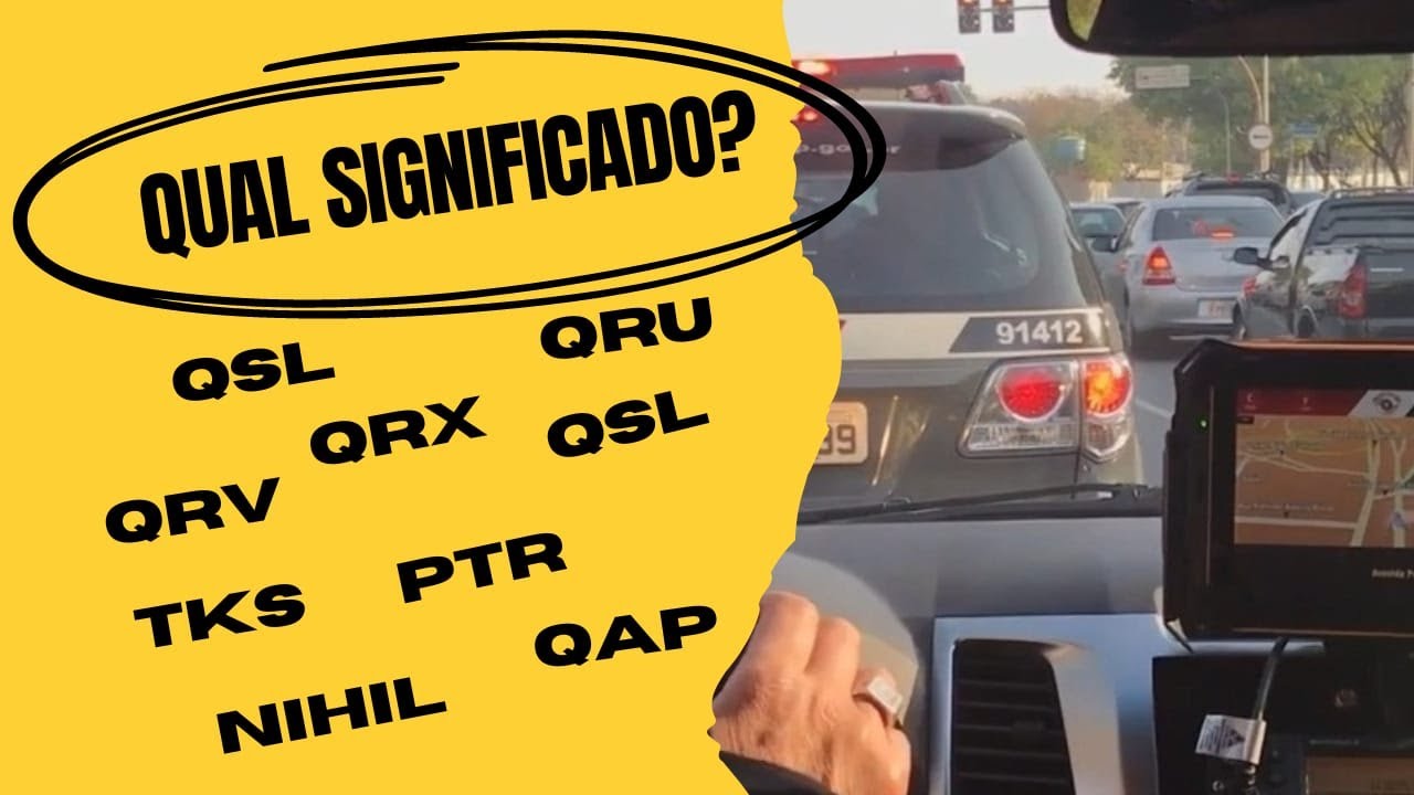 Conheçam o famoso código Q da PM.