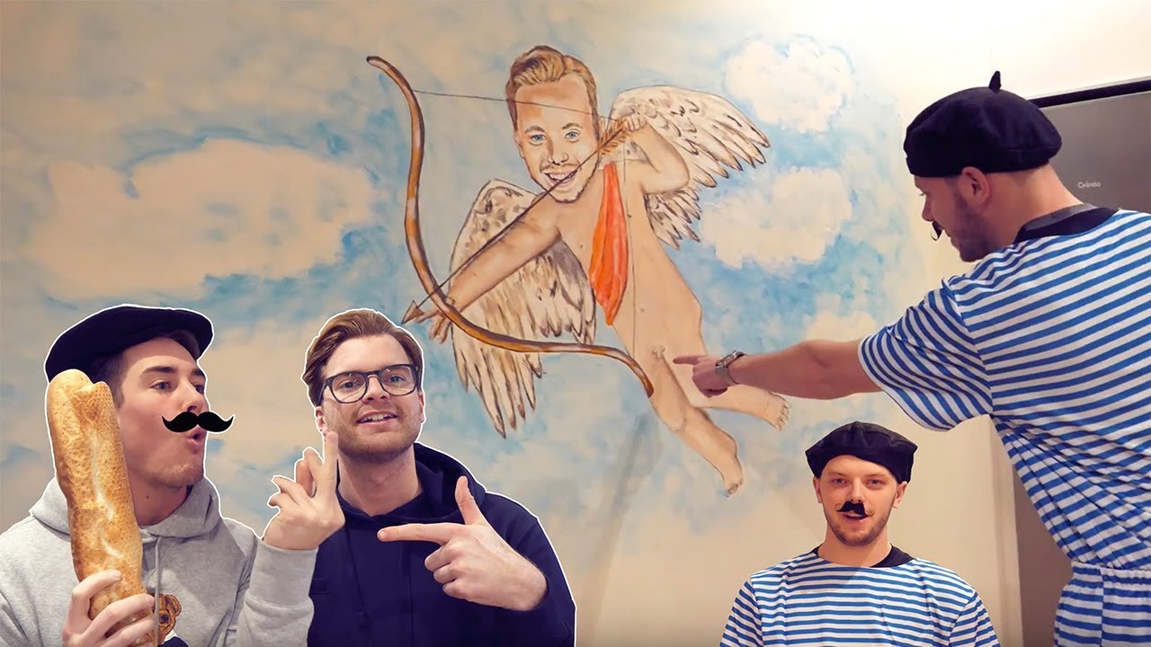 EN KONSTNÄR MÅLAR I CALLES HUS!!! (LOVEPRANK)