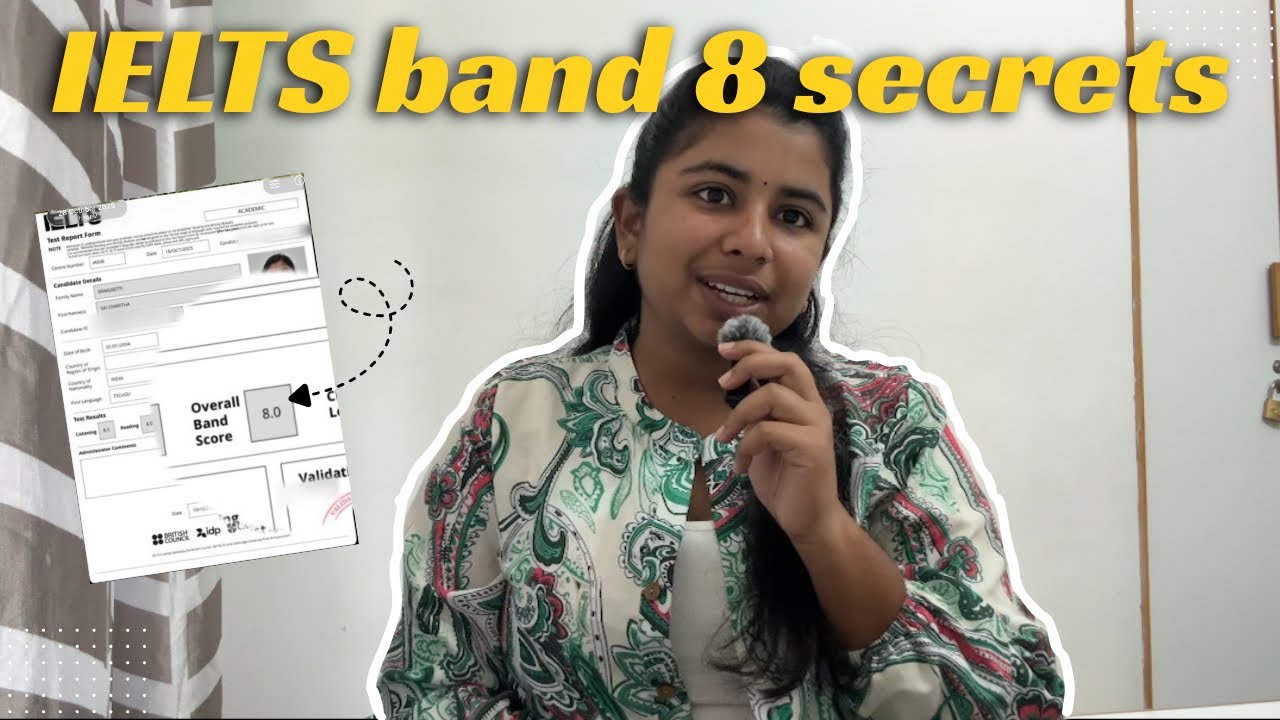 Resources I used to score band 8 in IELTS