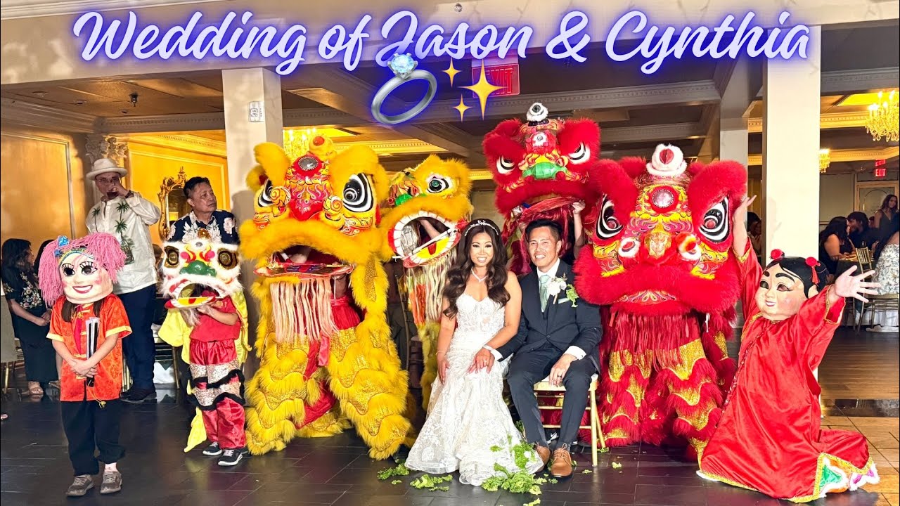 Lohan Lion Dance at Jason & Cynthia 💍✨ Wedding! June 28, 2025 ❤️