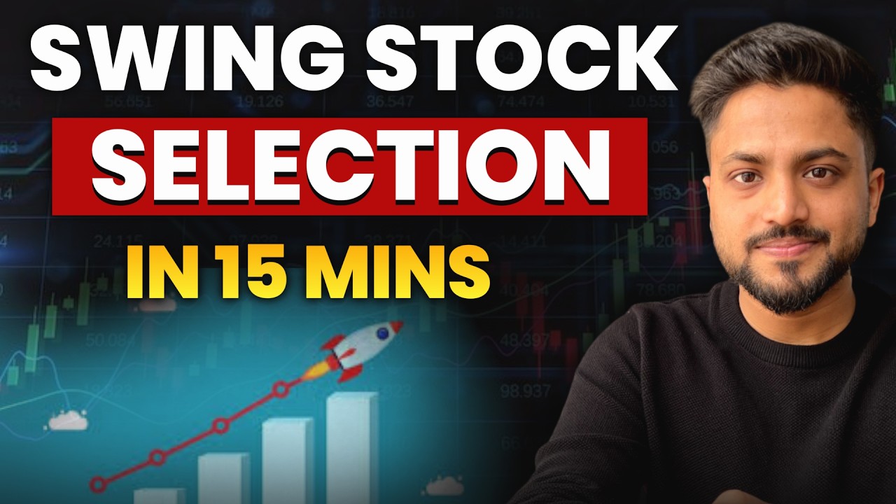 Find Best Swing Stocks in Just 15 Minutes 🔥 | Step-by-Step Method
