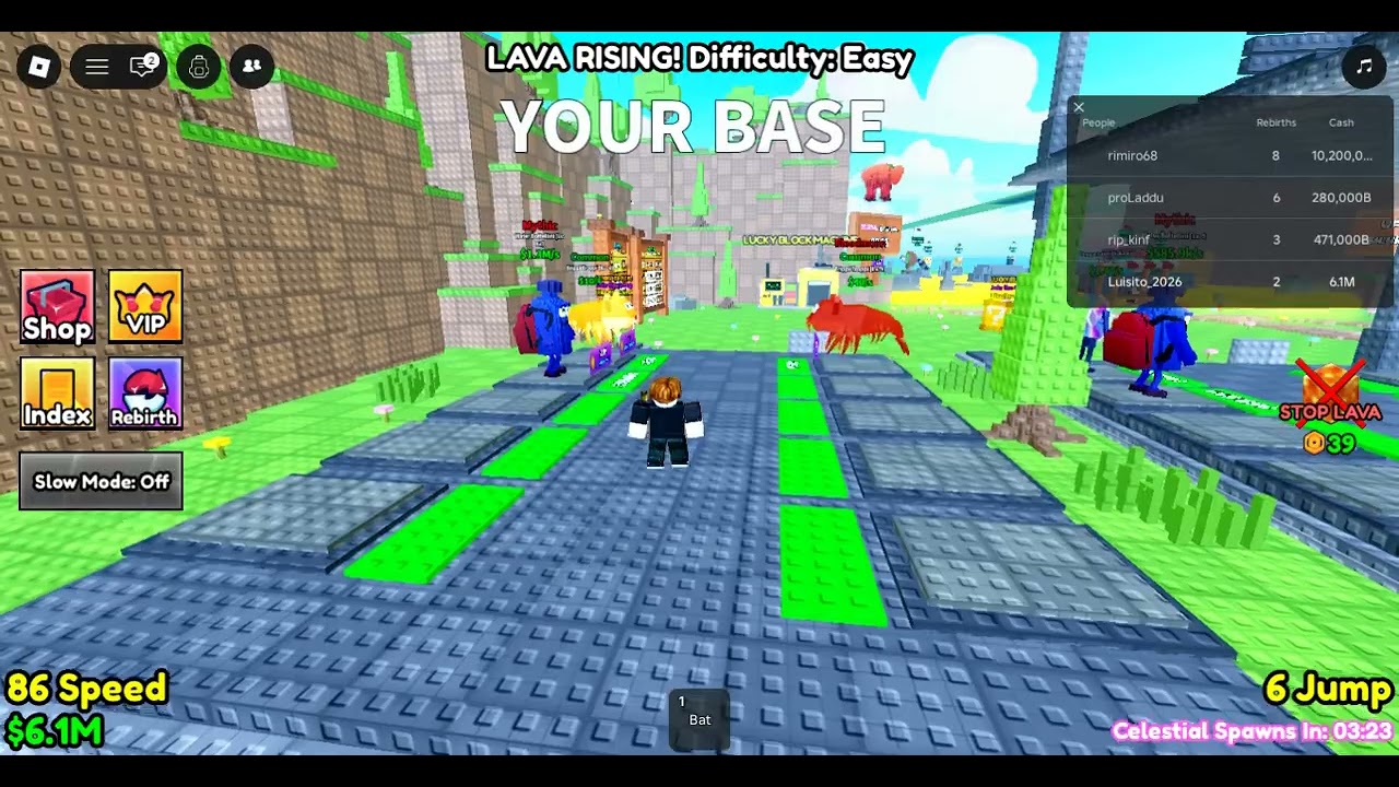 Jugando un juego de unos youtubers