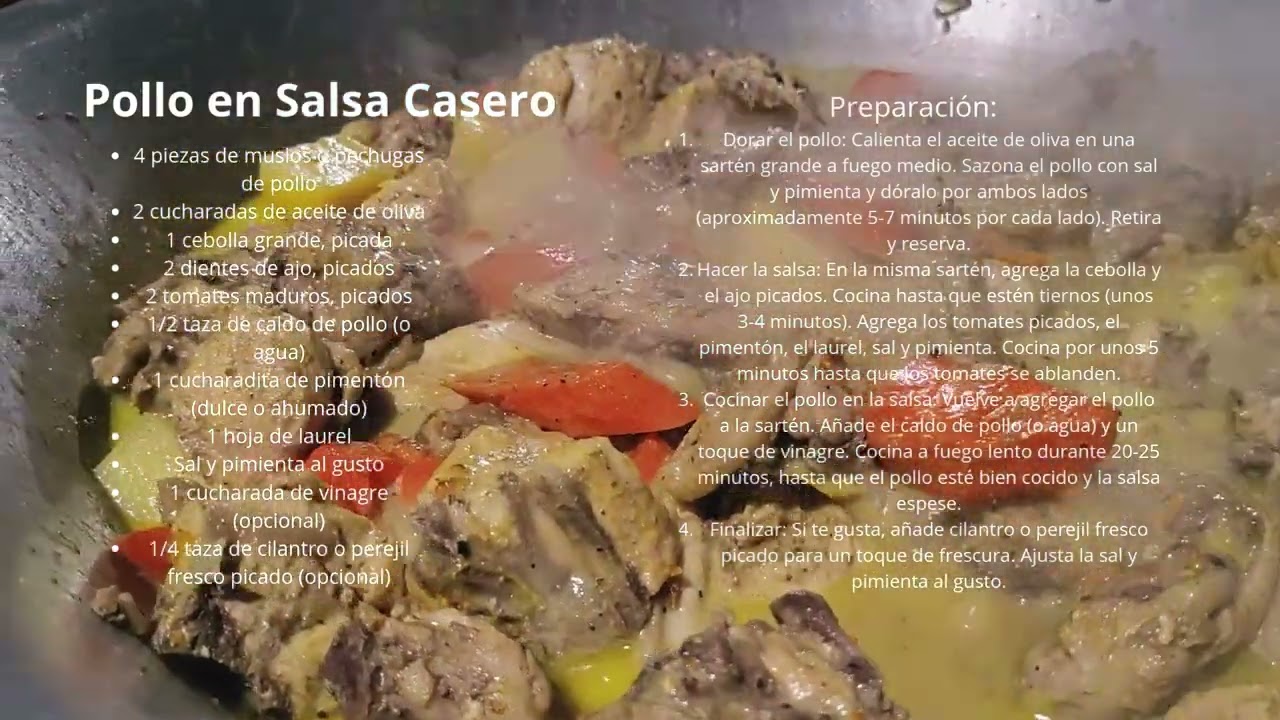 Pollo en Salsa Casero que tu familia va a pedir una y otra vez
