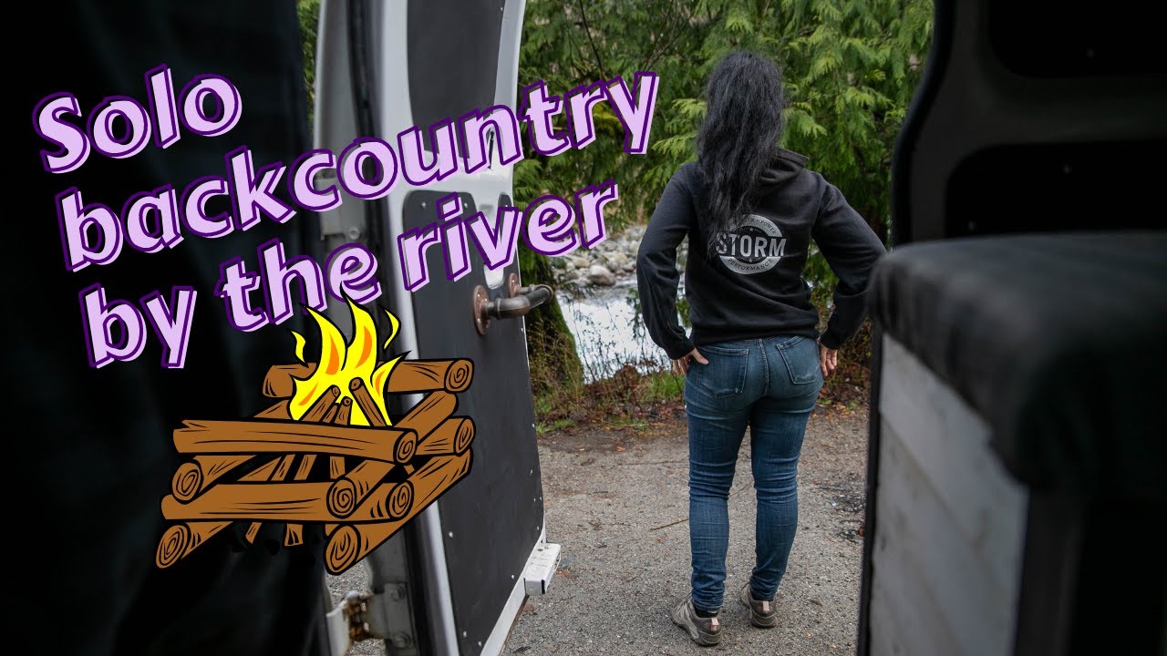 Van life in BC/ Solo backcountry adventure, campfire cooking and wildlife