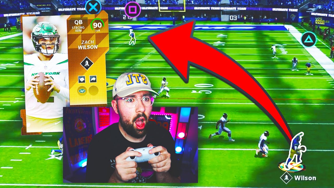 EA dropped the first GUNSLINGER QB in MUT 22, so I threw 8 TD's...