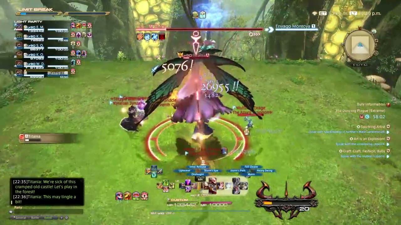 Ffxiv - The Dancing Plague (titania) extreme unsynced
