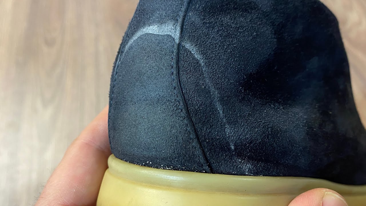 How to Remove Salt Stains on Suede Shoes. A Simple Way.[ASMR]