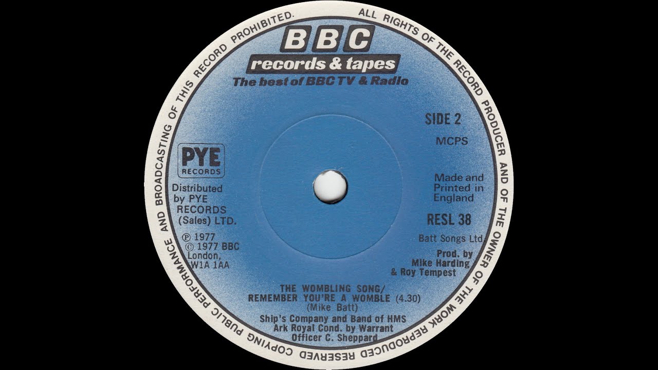 The Wombling Song / Remember You're A Womble - Ship's Company And Band Of H.M.S. Ark Royal