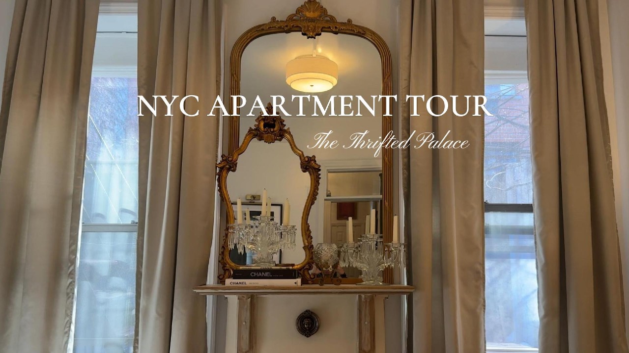 NYC APARTMENT TOUR  - The Thrifted Palace! 🗽🏰✨