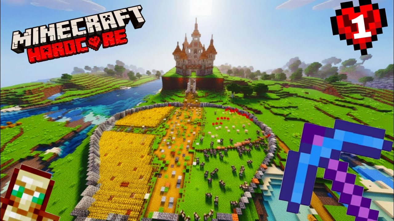 Hardcore Minecraft PE – Perfect Start | OP Survival🔥