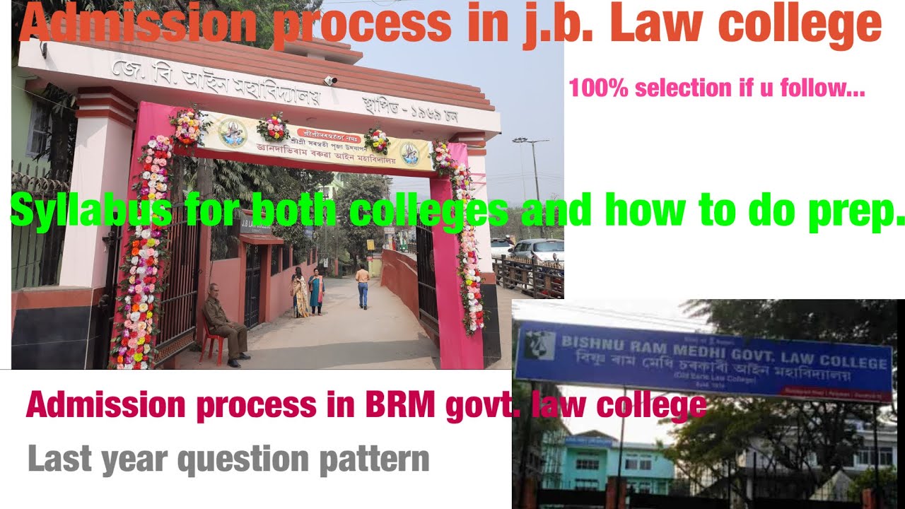 J.b. Law college and BRM govt. law college LLB/Ballb admission process and syllabus for entrance
