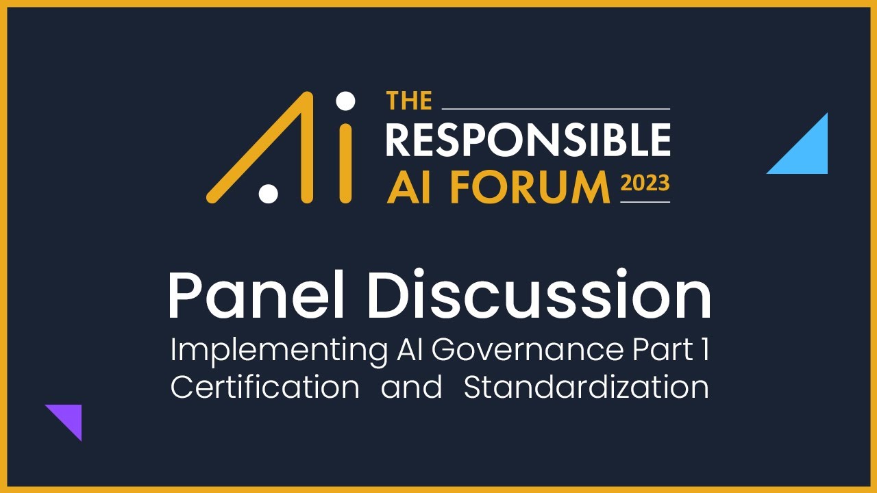 Panel Discussion: Implementing AI Governance: Certification and Standardization