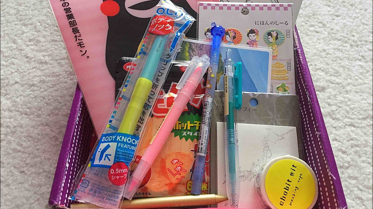 ZenPop Japanese Stationery Subscription Box Unboxing