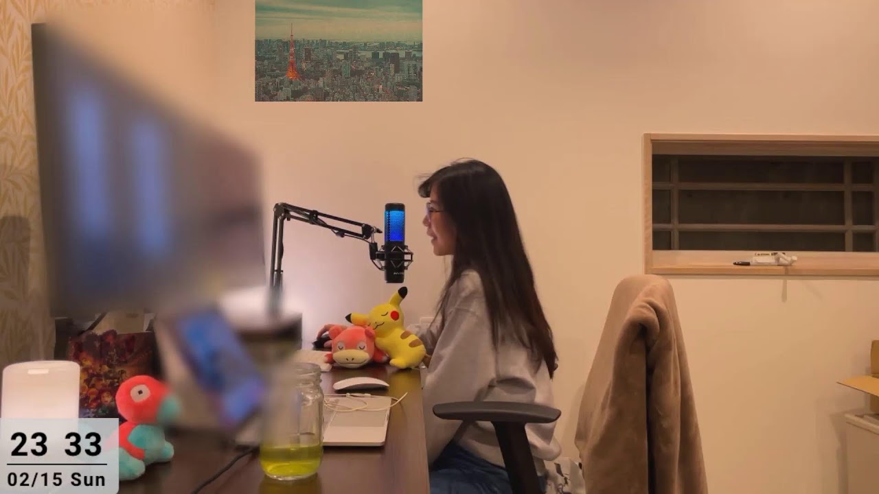 Work with me live from Tokyo 🗼 chill lofi rain sounds☕️📚