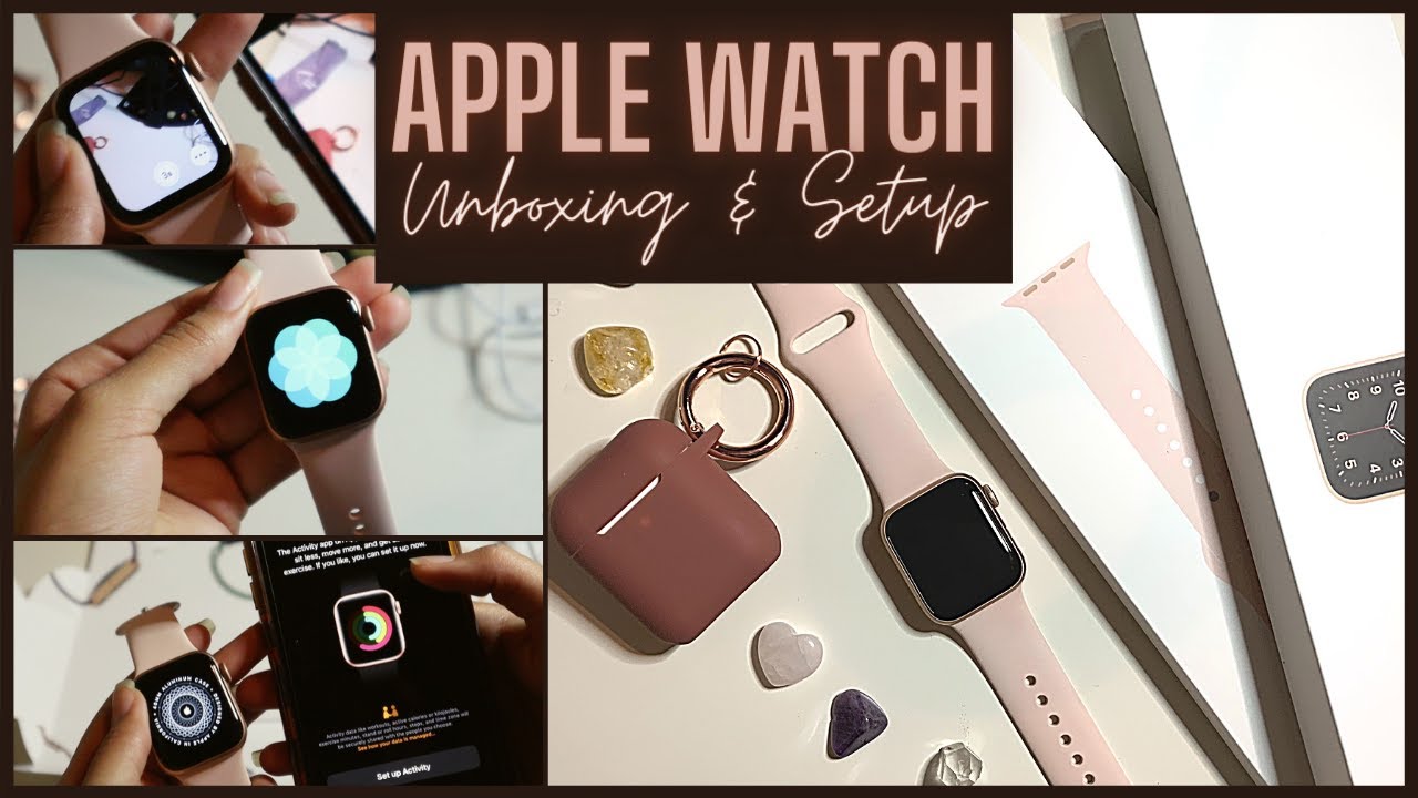 Apple Watch SE Unboxing & Setup 2021 | Rose Gold 40 MM GPS Apple Watch SE | Shyan Renée