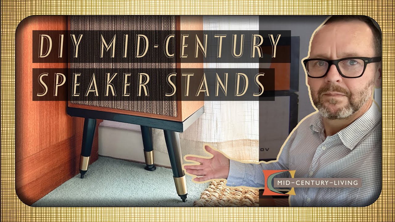 How I Built My Own Mid-Century Speaker Stands (and saved &pound;200)