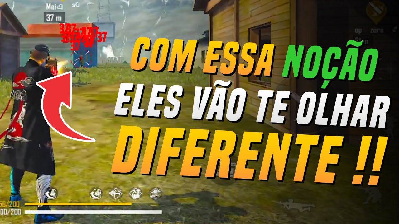 COMO TER NOÇÃO DE JOGO NO FREE FIRE !!