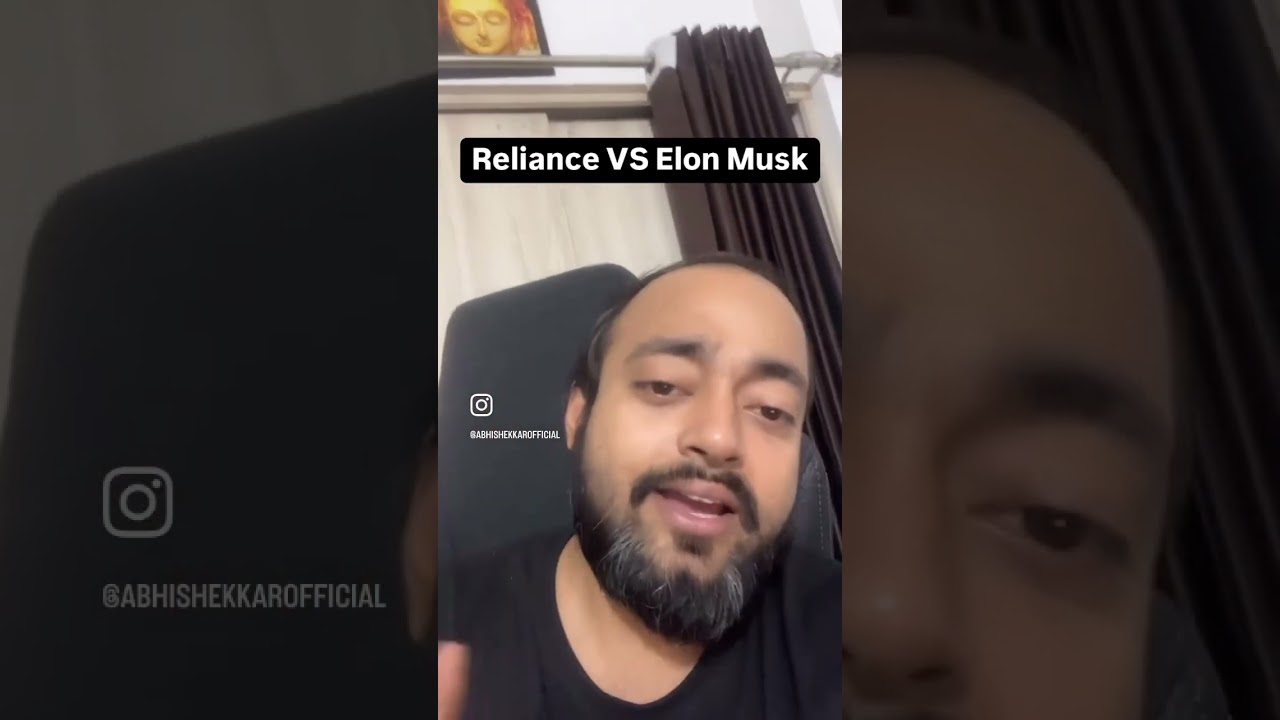 Reliance Vs Elon Musk #ambani #elonmusk #abhishekkar