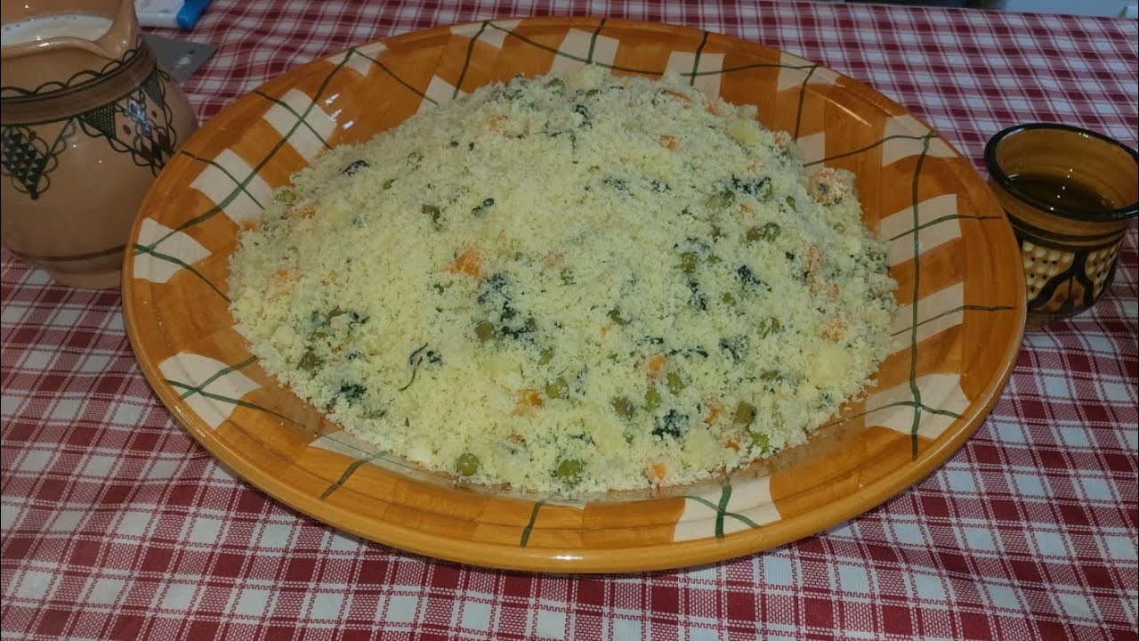 أفورو طبق جزائري قبائلي لذيذ جدا وصحي جربوه. Couscous alg&eacute;rien kabyle  AFOUROU.