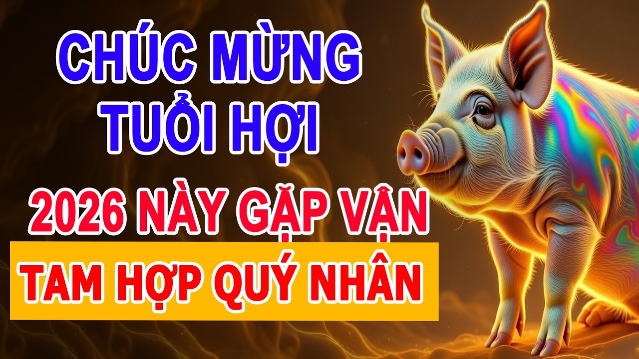 Chúc Mừng Tuổi Hợi 2026: Kích Hoạt Tam Hợp Quý Nhân Giúp Tuổi Hợi Thăng Hoa Phát Tài #Hợi #tuvi2026