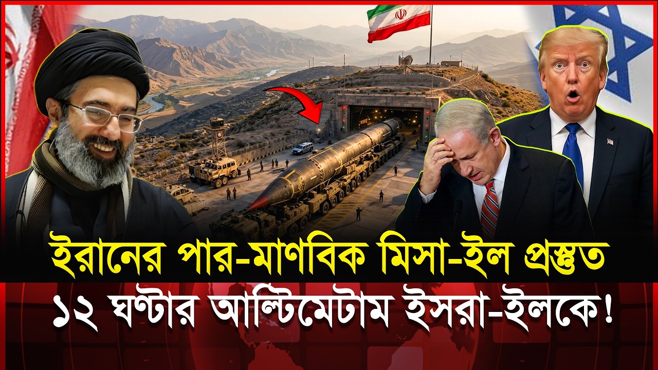ইরানের গো-পন টানেল থেকে বের হলো দা-নব মিসা-ইল! আমেরিকা পর্যন্ত হতবাক! । Iran Israel War
