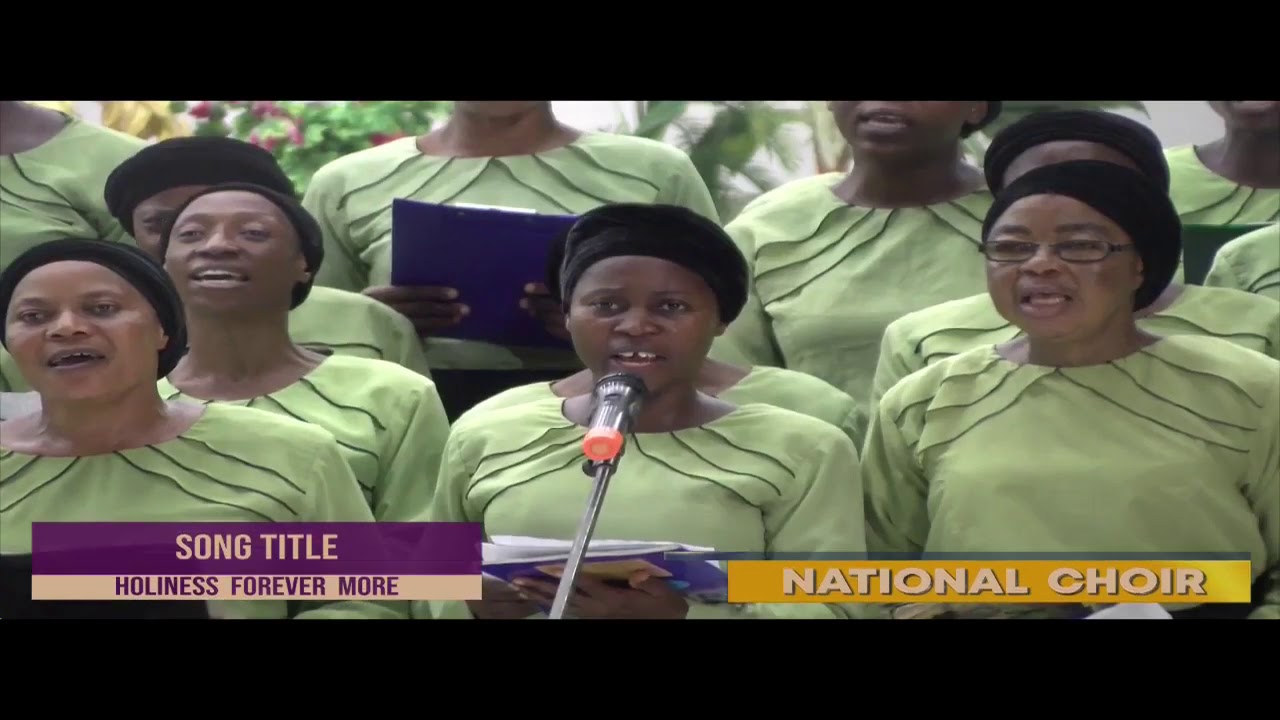 Ministration by the Central Adult Choir titled 'Holiness forevermore'
