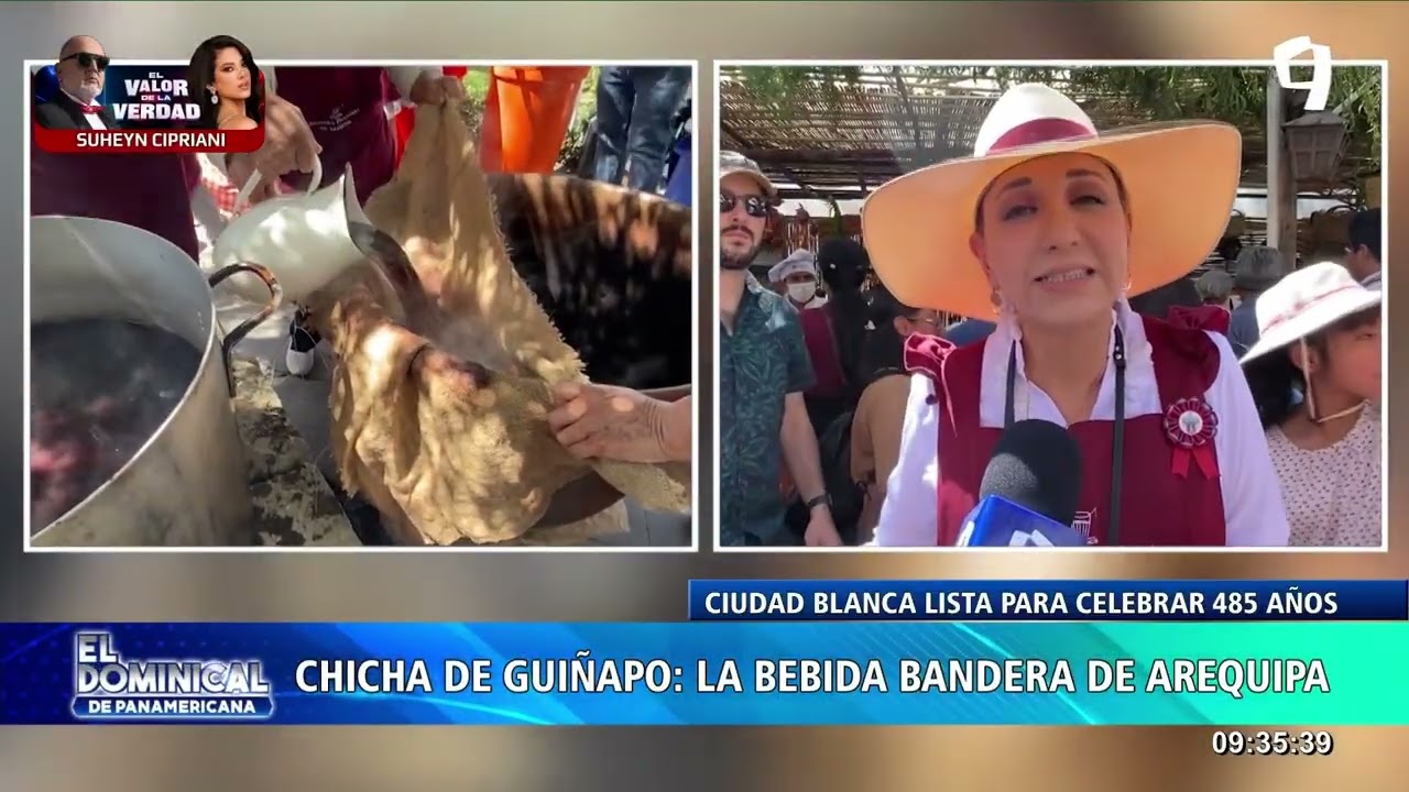 Arequipa celebra su 485 aniversario de fundación con Fiesta de la Chicha en Plaza de Armas
