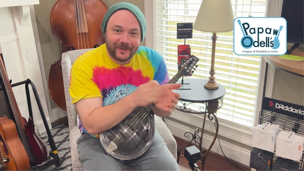 KLOS Carbon Fiber Mandolin Unboxing & Testing -- It's Better Than I Could Have Ever Imagined