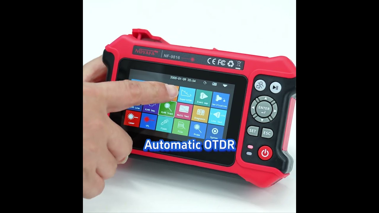 👍Two-in-one power: fiber OTDR + RJ45 cable sequencing/length &mdash; 👍one tool solves all cabling issues!